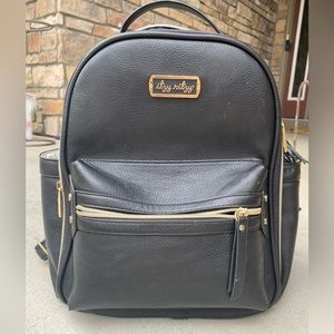 Itzy ritzy black mini backpack diaper bag